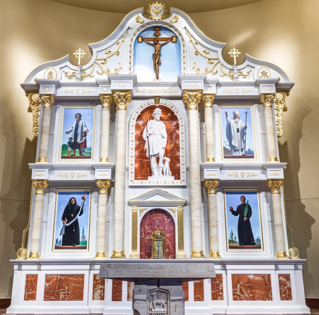 Retablo at St. Rocco Catholic Church