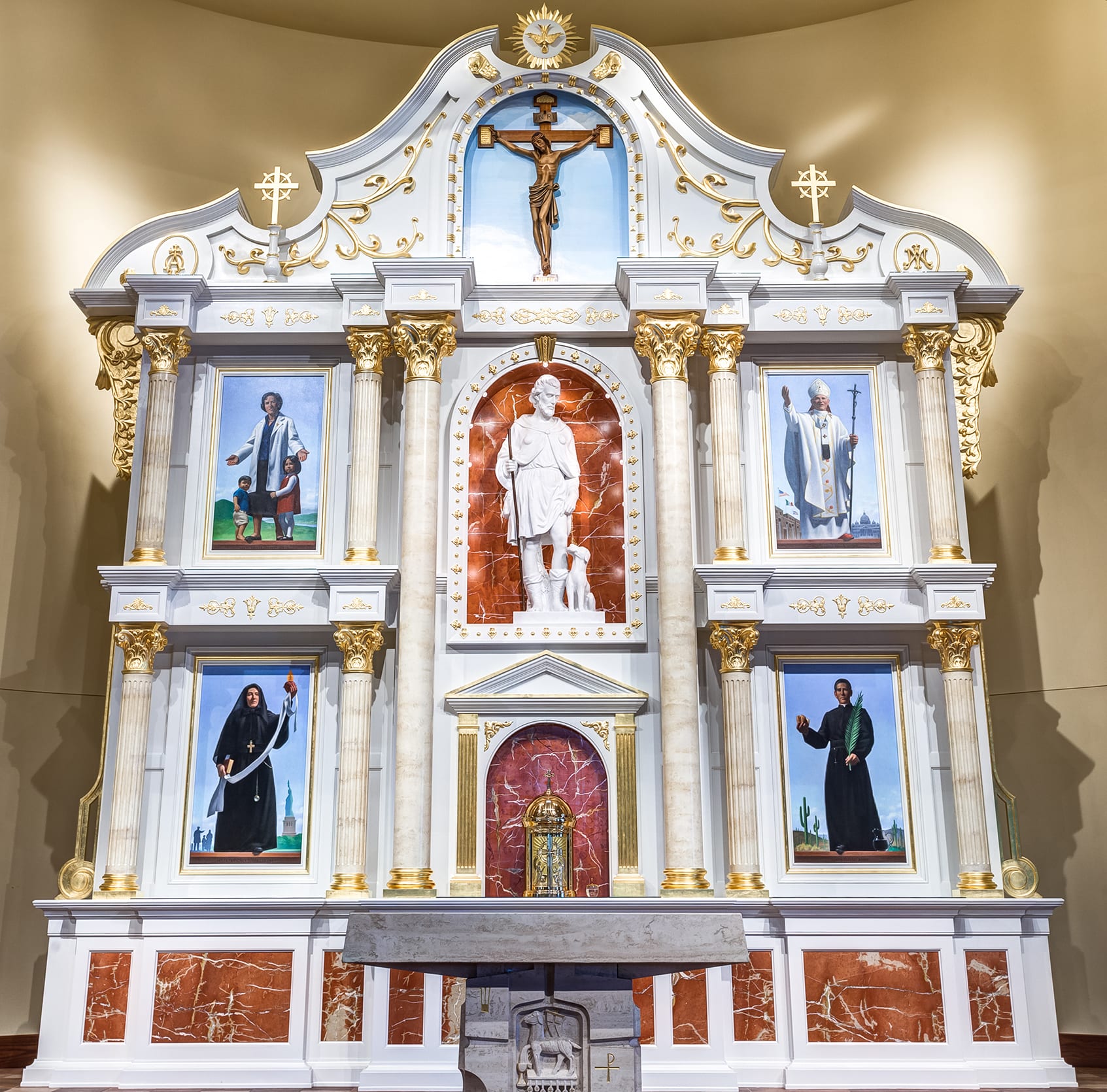 Retablo at St. Rocco Catholic Church