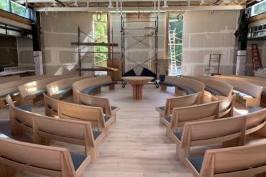 circular pews