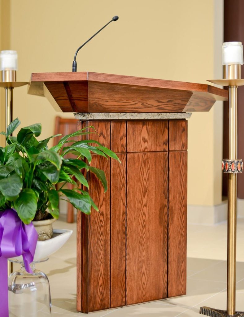 Wood Podium