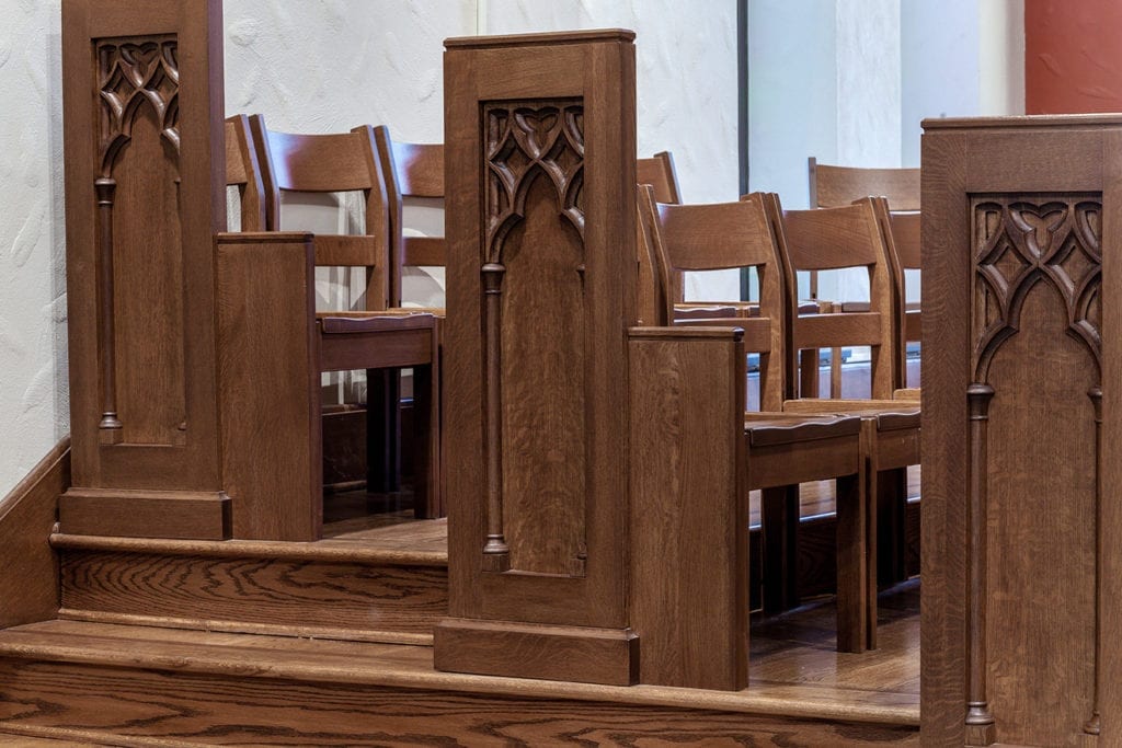 stackable wood chairs