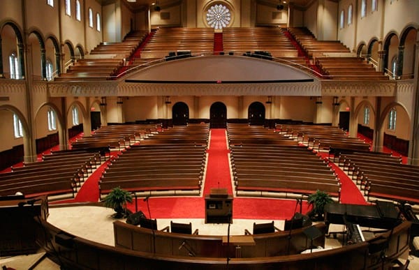 Nave and Balcony Pews