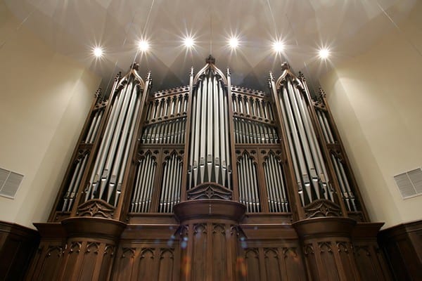 Organ Casework Close up