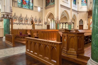 pulpit, woodwork, altar screen