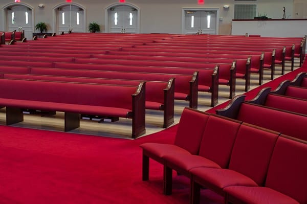 chair and pew combination