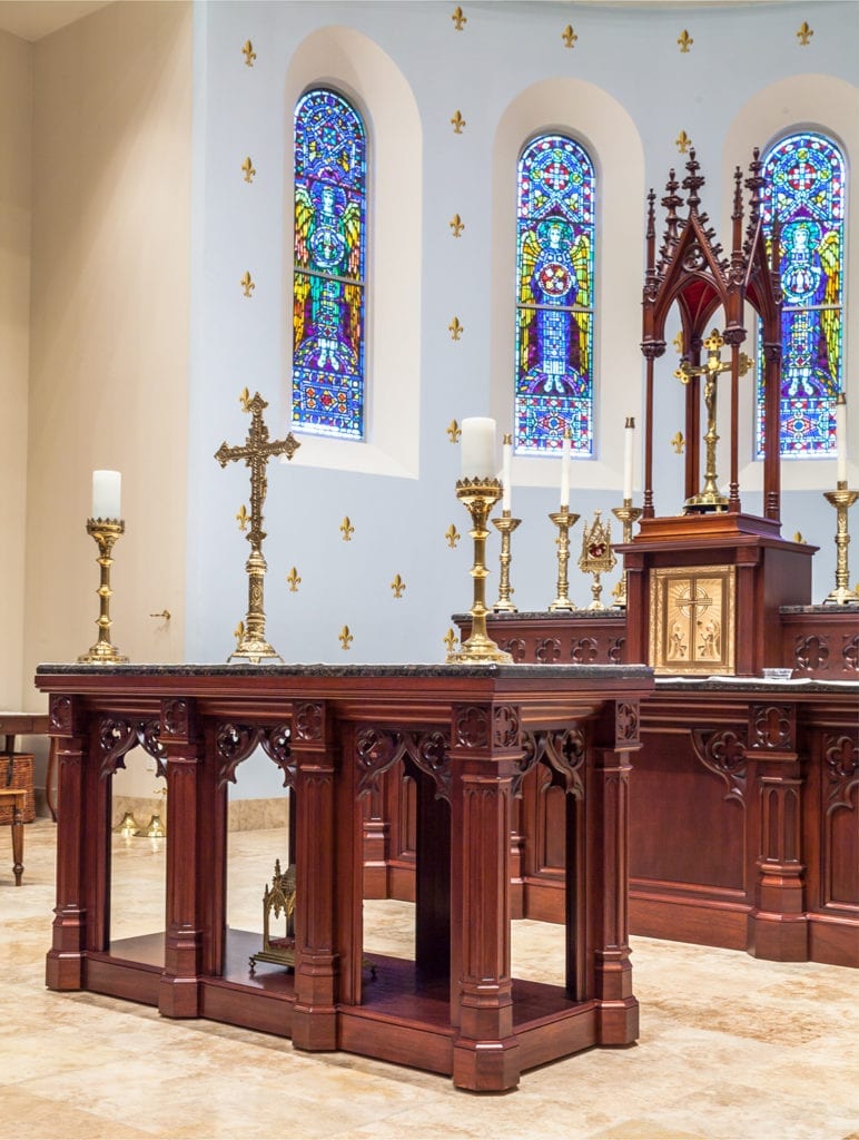 Decorative wooden Altar