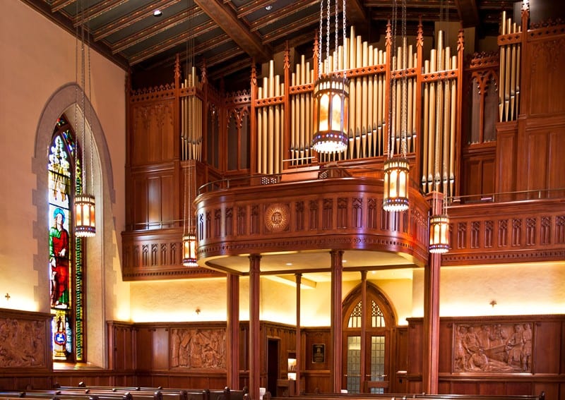 view of gallery from beneath