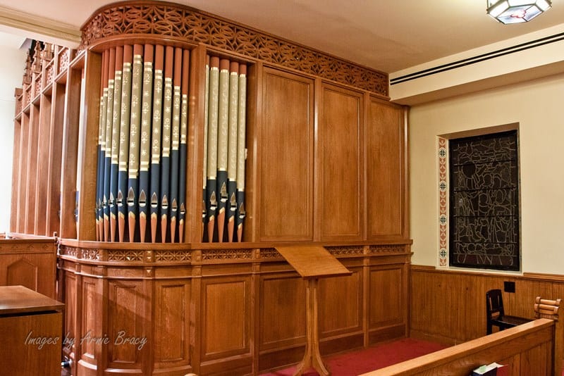 Quartered White Oak Organ Casework