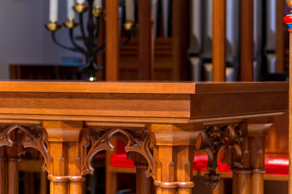 communion table detail